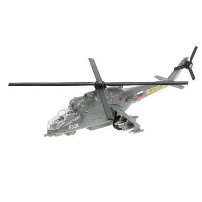 Игрушка металлическая Вертолет МИ-24 15см Технопарк SB-16-58-1WB